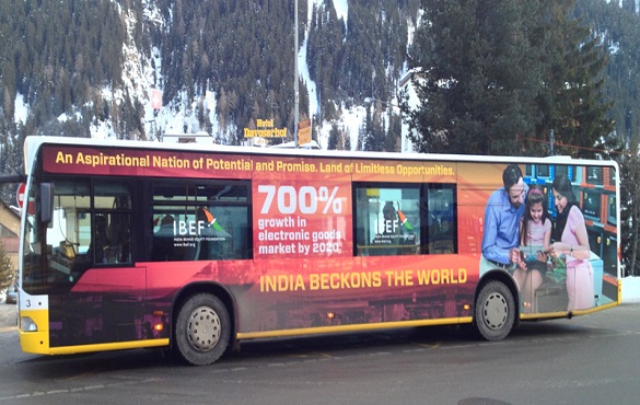 ads on city bus