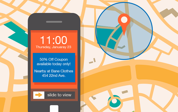 geofencing ads on mobiles